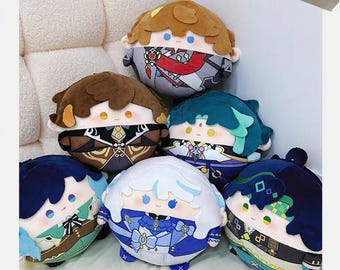 Muñeca de algodón hecha a mano Genshin, peluche Furina Kinich Venti Xiao Tartaglia Zhongli de 20 cm, juguete de peluche para regalo