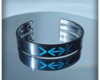 Arknights Game Bracelet Oripathy Themed Alloy Bangle Open Adjustable Fan Merch