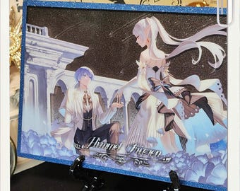 Supporto per fluido acrilico da collezione Frieren Starlight Oath, distintivo Shikishi, regalo per fan