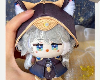 Honkai Star Rail Cifera 5" (12cm) Sitting Plush Doll, HSR Cotton Doll Keychain gift