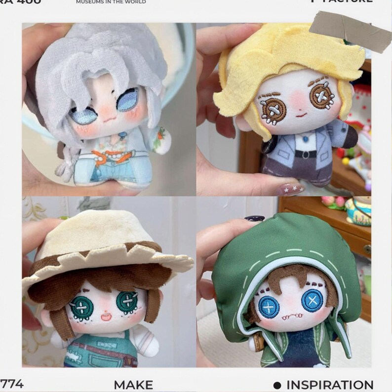 Subedar Gift Identity V Fan-made 10cm Cotton Dolls, Emma Woods,alice Deross,naib ...