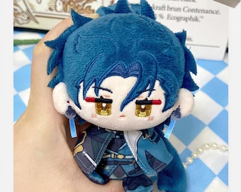 Wuthering Waves Xiangli Yao & Jiyan 5" (12cm) Sitting Plush Dolls,Anime Hanging Doll Gift for WuWa Players