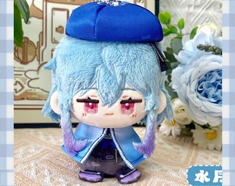 Arknights 12cm Handmade Sitting Plush Dolls - Goldenglow & Mizuki Fan-Made Charm