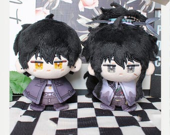 Wuthering Waves Rover & Qiuyuan 5" (12cm) Sitting Plush Dolls, Anime Hanging Decor ,WUWA gift