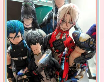 Muñeca abstracta hecha a mano Olas Borrascosas Cartethyia Shorekeeper Phrolova Camellya Rover Chisa Muñeca estampada