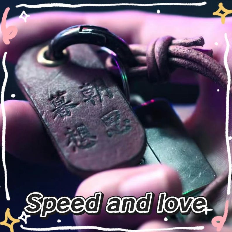 Speed and Love Chinese Drama Keychain Inspired by Jin Zhao Jiang Mu ...