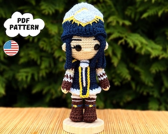 Padrão de Crochê Caitlyn em PDF para download Amigurumi Arcane