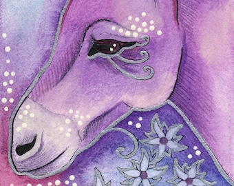 Violet Series - Donkey Magic - Original Art