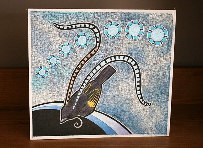 King of Saxony Bird of Paradise Totem | Etsy