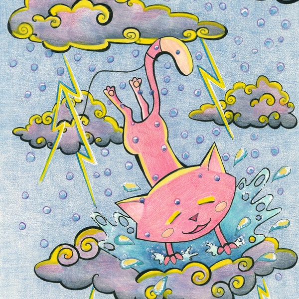 Startail - Joyful Storm - Original Art