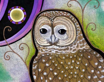 Spotted Owl as Totem Original Art