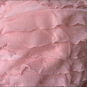 1 Ruffle Poly Stretch Fabric By The Yard Blush Ruf