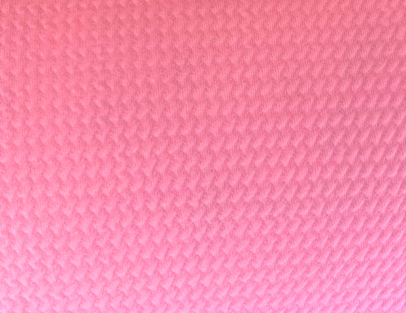 Textured Bullet Liverpool DBP Ribbed Knit Polyester Blend Stretch Printed Fabric By The Yard 1y Solid Pink Coord