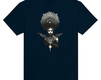 Dark Mystic T-Shirt | Gothic Mystic Tee | Occult Magic Shirt | Moon & Stars Graphic