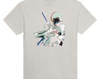 CyberLady Cyberpunk Neotokyo Japan Manga 7 Heavyweight Unisex Crewneck T-shirt