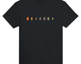 Solar System T-Shirt | Planets Space Tee | Astronomy Art Shirt | NASA Science Lover Gift