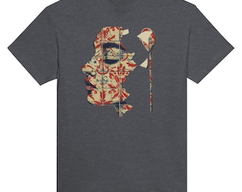 Dreamlike Face Surreal Art 4 Heavyweight Unisex Crewneck T-shirt