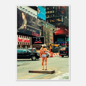 Naked Cowboy of Times Square | Iconic NYC Street Photography | New York City Wall Art