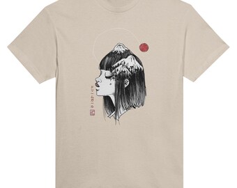 CountryGirls Japan Manga 5 Heavyweight Unisex Crewneck T-shirt