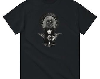 Astro Gothic Girl 4 Heavyweight Unisex Crewneck T-shirt