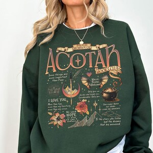 Acotar Quotes Comfort Colors Shirt, Proud Member Of ACOTAR Books Club Shirts, The Night Court T Shirt, SJM Inspire Bookish Gift