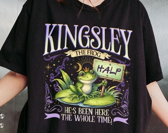 Camisa de asistente de villano para fanáticos, sudadera de Kingsley the Frog Halp, camiseta de amante de los villanos, regalo divertido para amantes de los libros de romance