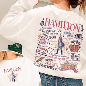 Hamilton Musical Quote Sweatshirt, Lin-Manuel Miranda Inspired Revolutionary Line Shirt, American Musical Shirt