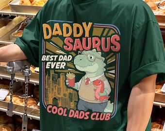 Camiseta Daddy Saurus, Camiseta divertida de cumpleaños para papá, Camiseta gráfica de paternidad, Ropa para el niño de papá, Día del Padre, Regalo de cumpleaños para el mejor papá del mundo