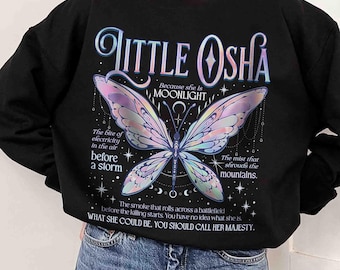 Little Osha Butterfly Sweatshirt, Quicksilver Callie Hart Shirt, Saeris Fane Kingfisher Inspired Tee, Quicksilver Merch, Little Osha Shirt