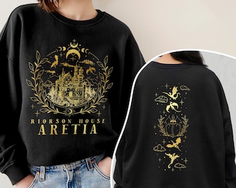 Xaden Riorson House Sweatshirt, Xaddy TShirt, Dragon Rider 2-Sided Shirt, Fourth Wing Fan Merch, Onyx Storm Merch, Romantasy Bookish Gifts