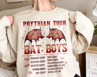 The Bat Boys Prythian Tour Shirt, ACOTAR Merch Fan Sweatshirt, The Night Court Illyrians, Rhysand SJM Inspired Shirts