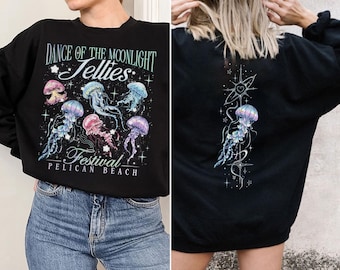 Moonlight Jellies Festival Sweatshirt, Pelican Town Game Shirt, Jelly Fish TShirt, Gamer Tee