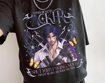 Metal Slinger Ackers Fantasy Tshirt, Prince Of Kenta Tshirt, Light Wielder Romantasy Sweatshirts, Rachelschneider Fan Tee