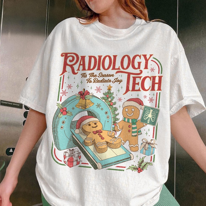 Christmas Radiology Sweatshirt, Gingerbread X-ray Tech Shirt, Team Xray ...
