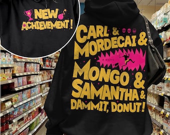 New Achievement Two-Sided Sweatshirt, Dungeon Crawler Carl T Shirt, Sci-Fi Book Lover Crewneck, Bookish Apparel for Book Lovers