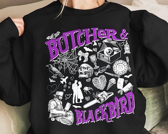 Butcher & Blackbird Fan Sweatshirt, Dark Romance T Shirt, Gift For Bookish Lover, Brynne Inspired Book Shirt