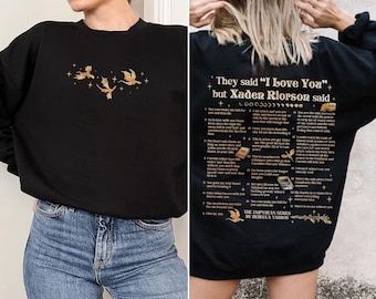 Xaden Riorson Quote Sweatshirt, Fourth Wing Book Quotes, Xaden Fourth Wing, Xaddy Shirt, I Love You In Book Quotes, Romantasy Book Merch