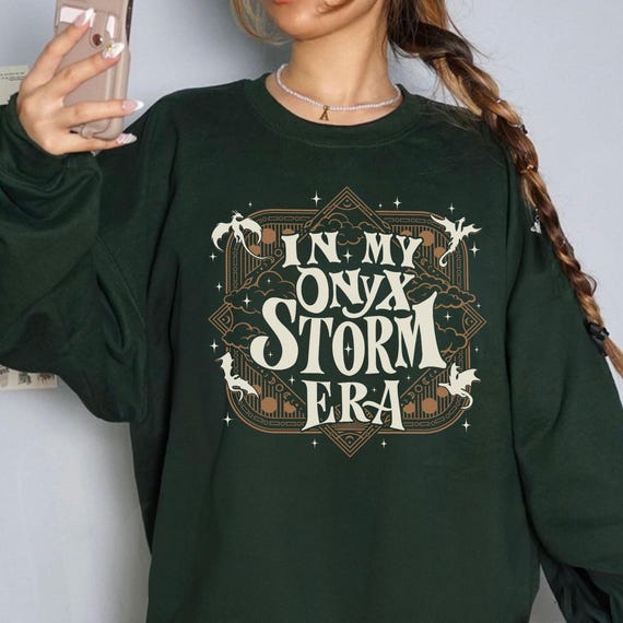 Onyx Storm Sweatshirt, Fourth Wing Merch, Basgiath War