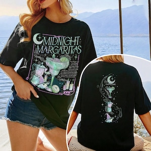 Midnight Margaritas Shirt, Witchy Tequila Sweatshirt, Halloween Spooky Drinking Tshirt, Practical Magic Fan Gift