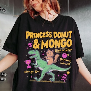 Princess Donut & Mongo Shirt, New Achievement TShirt, Dungeon Crawler Carl Sweatshirt, Bookish Apparel for Book Lovers