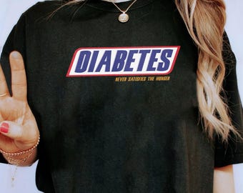 Funny Diabetes Shirt, Type One Diabetic Logo, Diabetes Awareness Tshirt Sweatshirt Hoodie, T1D Shirt