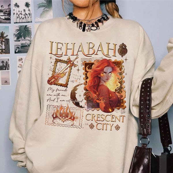 Lehabah My Friends Are With Me Sweatshirt, Crescent City Fans TShirt, Bryce Quinlan Light It Up Hoodie, Bookish Gift