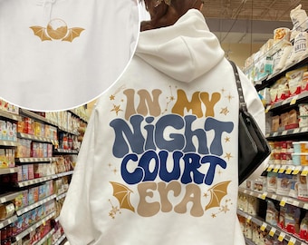 Velaris The Night Court Sweatshirt, In My Night Court Era T Shirt, City Of Starlight, Sjm Bookish Merch, Book Lover Hoodie
