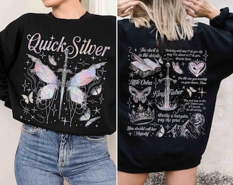 Quicksilver Two-sided Shirt For Fan, Saeris Fane Kingfisher Sweatshirt, Little Osha Fantasy Tee, Gift For Book Lover