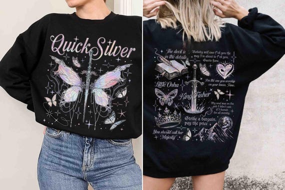 Quicksilver Two-sided Shirt For Fan, Saeris Fane Kingfisher Sweatshirt, Little Osha Fantasy Tee, Gift For Book Lover