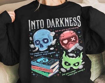 Game On Navessa Allen Shirt, Into Darkness Inspired Sweatshirt, Lights Out Dark Romance Tee, Caught Up Book Shirt