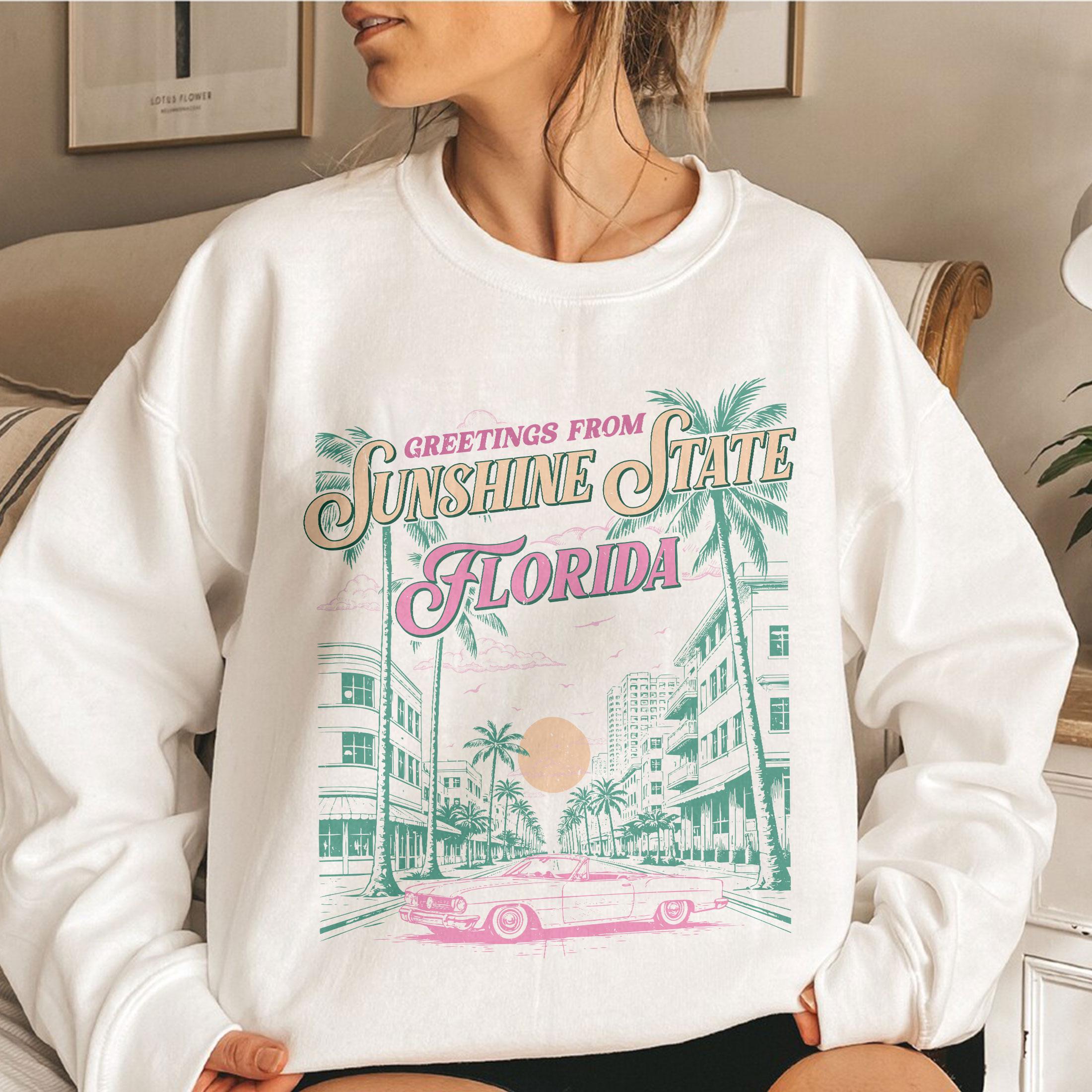 Greetings From Sunshine State Sweatshirt, Florida Tshirt, Family