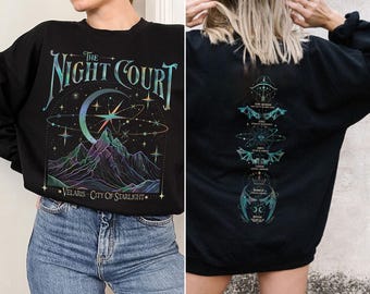 Velaris The Night Court Acotar Shirt Sweatshirt Hoodie, Velaris The Night Court, Court Of Dreams Shirt, Inner Circle Acotar Tee, SJM Bookish