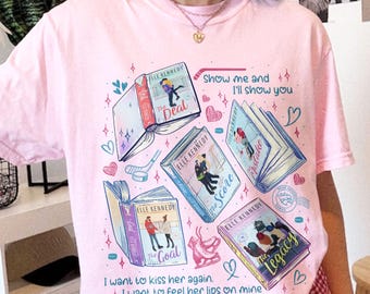 Off Campus Hockey Book Series Shirt, Graham & Hannah  Romance Books TShirt, Show Me And I’ll Show You, Elle Kennedy Fan Tee