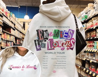 Enemies To Lovers Shirt, Morally Grey Romantasy Sweatshirt, Book Tropes T-Shirt,Romance Reader,  Bookworm Dark Romance Tee, Book Lovers Gift